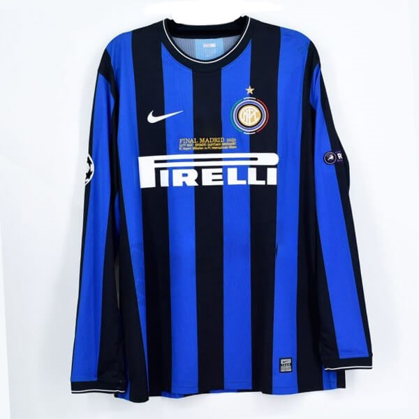 Camisetas Inter Milan Primera equipo ML Retro 2009 2010 Azul